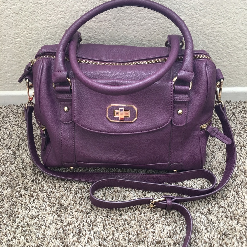 Plum purse